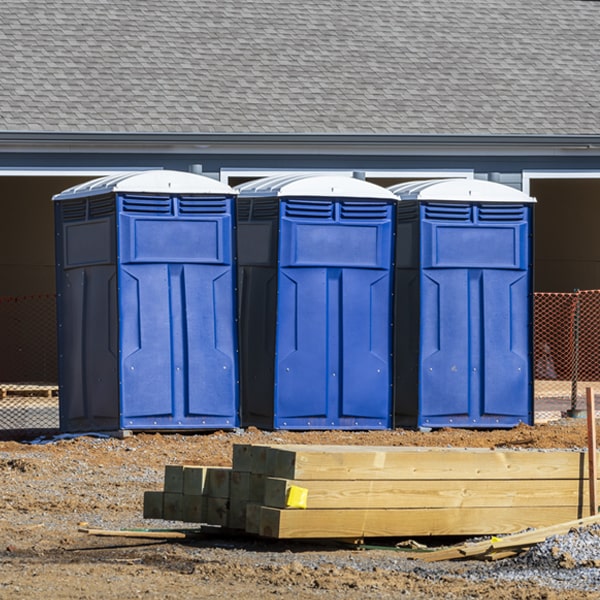 are there any restrictions on what items can be disposed of in the porta potties in Scottsburg